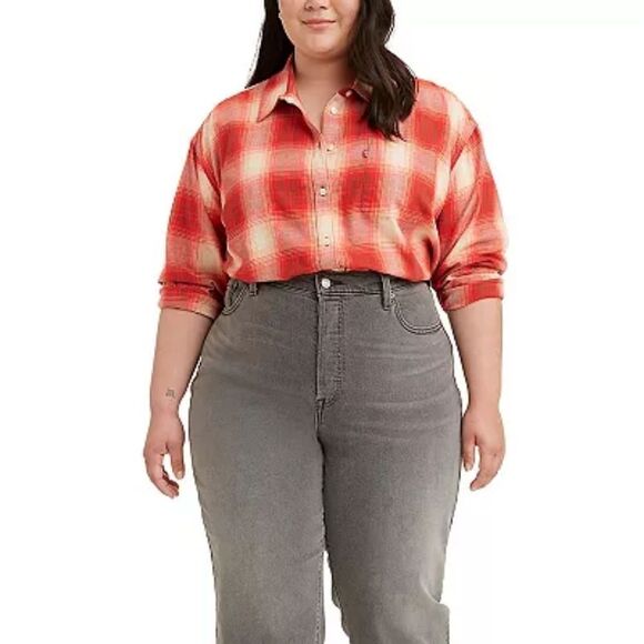 Levi's Henri Flannel Top Sz 3x - Picture 1 of 12